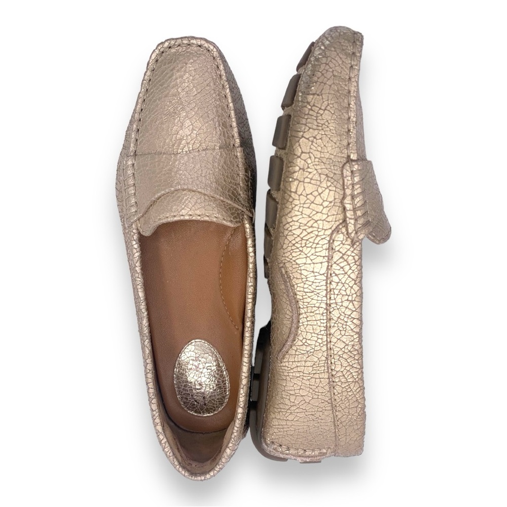 Clarks Gold Loafers for Women